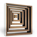 Maze Mirror – 90x90 cm || four options of installation