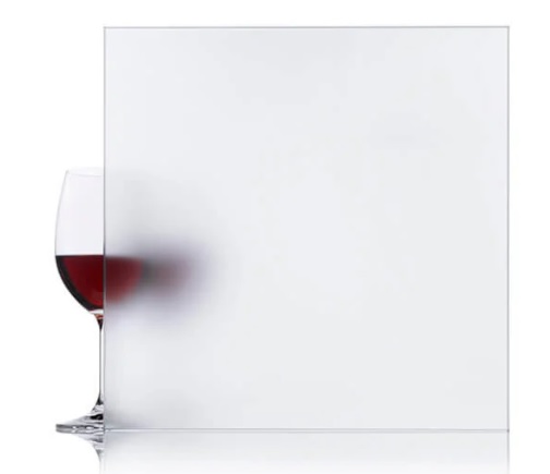 frosted glass