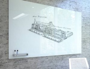 papan tulis kaca whiteboard