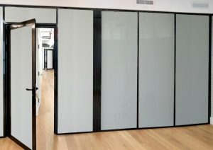 kaca tempered frosted