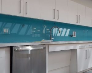 backsplash ktichen set kaca