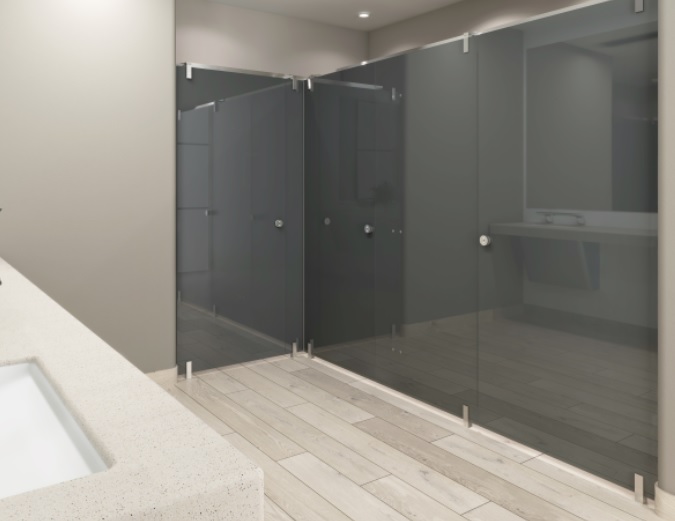 kaca toilet minimalis