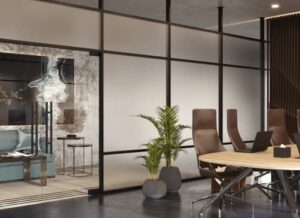 sandblast kaca kantor