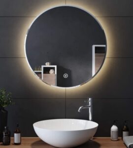 cermin dengan lampu led