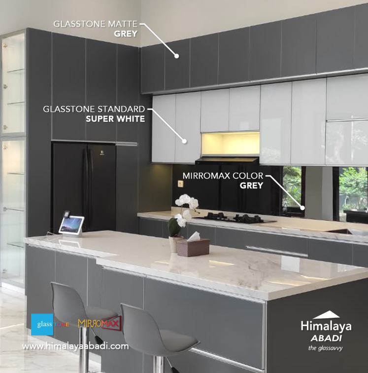 kitchen set kaca glasstone