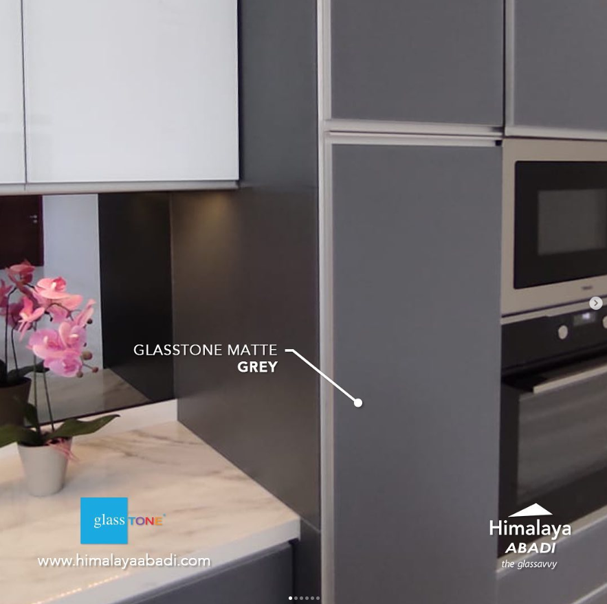 Kaca Glasstone Untuk Lemari Dapur Kaca Aluminium