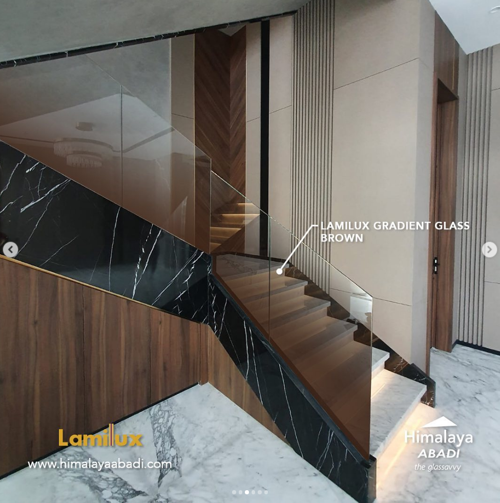 Railing Tangga Stainless Kaca