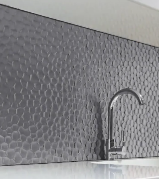 Kaca untuk Dinding Kitchen Set