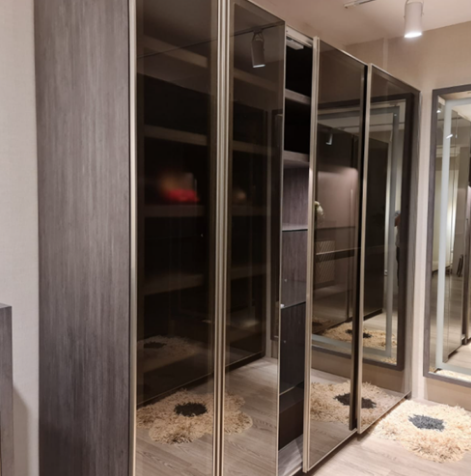 Kaca Acid Bronze Glass