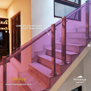 Railing Tangga Kaca Stainless Steel