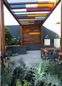 kanopi kaca belakang rumah