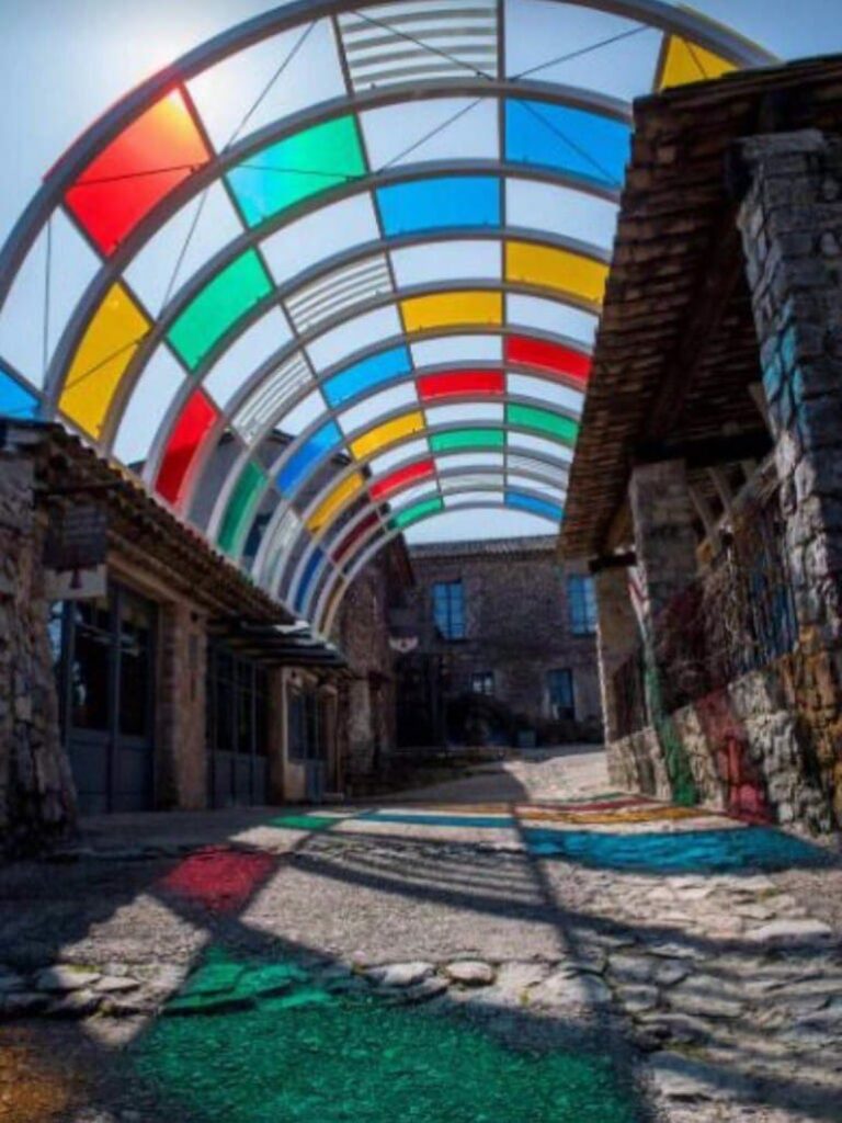 Kanopi kaca per meter