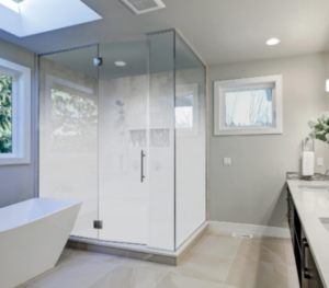 kaca kamar mandi shower